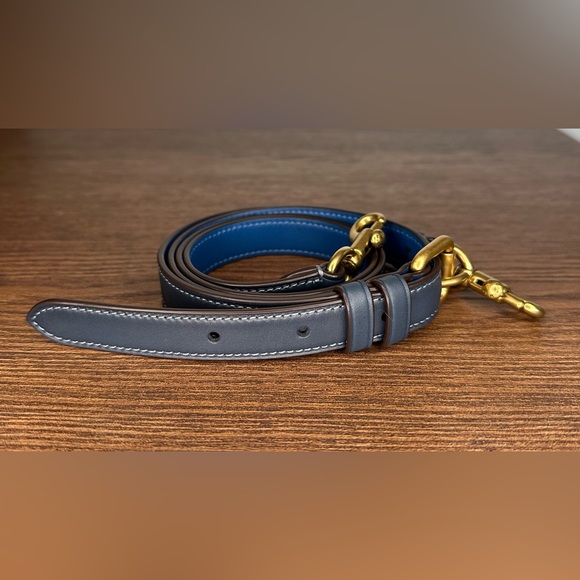 Coach Riley Lunchbox Bag In Colorblock Dark Denim Multi - Picture 12 of 12